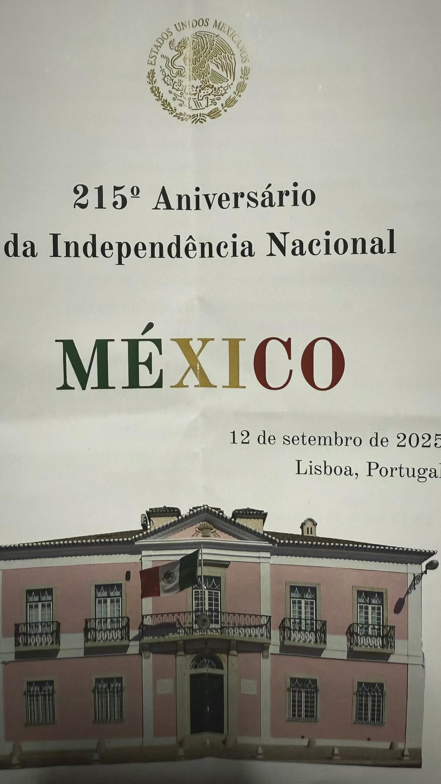 🌞 ¡Celebramos la Independencia de México con todo el corazón! 🇲🇽✨
Una jornada llena de música increíble 🎶, gastronomía deliciosa 🍴 y un ambiente inolvidable que pueden revivir en estas imágenes 📸.
🙏 Nuestro agradecimiento al Sr. Embajador de México en Portugal por la invitación y por representar a México en esta fiesta que reunió a diplomáticos y amigos  de todo el mundo 🌍🤝.
💃 Cultura, amistad y buena vibra marcaron la jornada en el dia de hoy🥳.
¡Que viva México! 🎉🇲🇽
.
.
.
.
#IndependenciaDeMéxico #MéxicoEnPortugal #CulturaMexicana #Gastronomía #Música #Diplomacia #Amistad #FiestaMexicana #OrgulloMexicano #Celebración #VivaMéxico #BuenaVibra #EventosInternacionales #comidamexicana