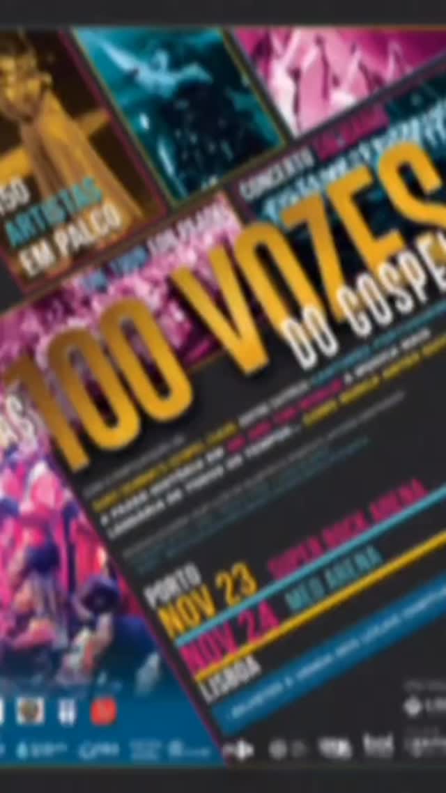 🎁 SORTEO – LAS 100 VOCES DEL GOSPEL 🎶
¿Quieres sentir la energía y la emoción de Las 100 Voces del Gospel – The Tour for Peace en directo? 💫
¡Tenemos entradas dobles para regalar para este concierto solidario que te llegará al corazón! ❤️🔥
📍 Lisboa – 24 de noviembre | MEO Arena
Participar es muy fácil 👇
1️⃣ Sigue nuestra página
🔸@the100voicesofgospel
🔸@faithmusicalproductions
🔸@acucar_fm
2️⃣ Dale ❤️ “me gusta” a este reel
3️⃣ Comenta con quién te gustaría ir🎤
🗓️ Sorteo: 20 de noviembre a las 23:30
📣 Ganadores anunciados en stories
✅ Etiqueta a 3 amig@s (¡sin influencers ni marcas!)
✅ Comenta todas las veces que quieras = más oportunidades de ganar ✨
Un espectáculo con 150 artistas en el escenario, voces increíbles y un mensaje de paz y unión.
🎵 “¡La canción más legendaria de todos los tiempos… como nunca antes la habías escuchado!”
.
.
.
.
#meoarena  #cantargosspel
#100VocesDelGospel #TheTourForPeace #ConciertoSolidario #Sorteo #MusicaGospel #Lisboa #MEOArena #EntradasGratis #WeAreTheWorld