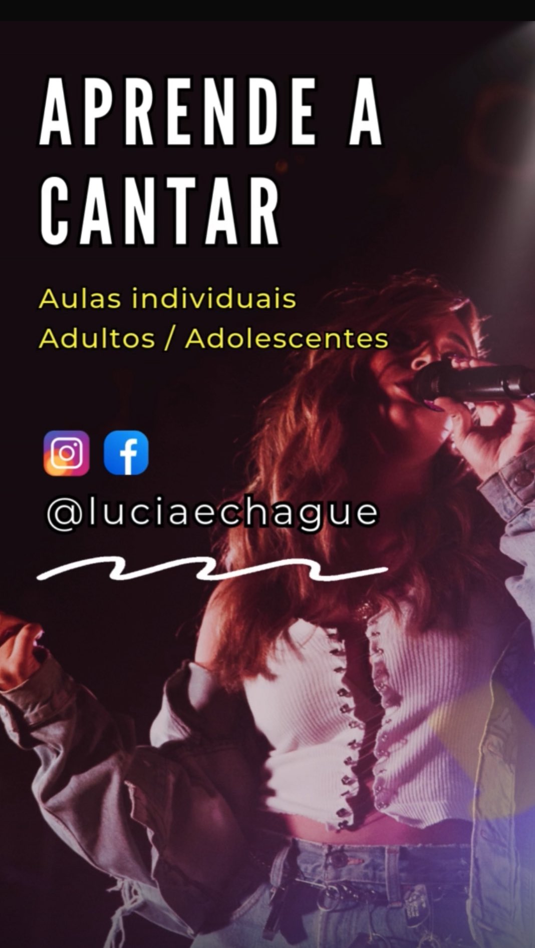 Tu voz tiene una historia que merece ser escuchada.
A veces solo necesitamos guía, técnica y confianza para descubrir todo lo que podemos expresar. ✨

Como profesional del canto, te acompaño a:
🌟 liberar tu voz
🌟 mejorar tu técnica
🌟 conectar con tu identidad musical
🌟 cantar con seguridad y emoción

Ofrezco aulas individuales para adultos y adolescentes, diseñadas para tu proceso, tu ritmo y tu voz.

No importa si empiezas desde cero o si ya cantas: siempre hay un nuevo nivel por alcanzar. 🎶💜

📩 Escríbeme para comenzar tu camino vocal.
📲 Instagram / Facebook: @luciaechague 

#CantoConEmoción #ClasesDeCanto #VozInterior #TecnicaVocal #CoachVocal #CantoProfesional #Voz #AprenderACantar #CantoParaAdultos #Cantantes #DesarrolloVocal #SingingLessons #EntrenamientoVocal #CantoConAlma #CrecimientoVocal #VocalCoach #MusicaEsVida #LuciaEchague